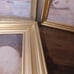 Vintage ornate gold frames with new prints sold separately prices below