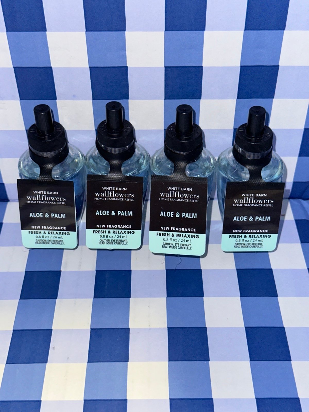 Bath & Body Works ALOE & PALM Wallflowers Fragrance Refill (x4)