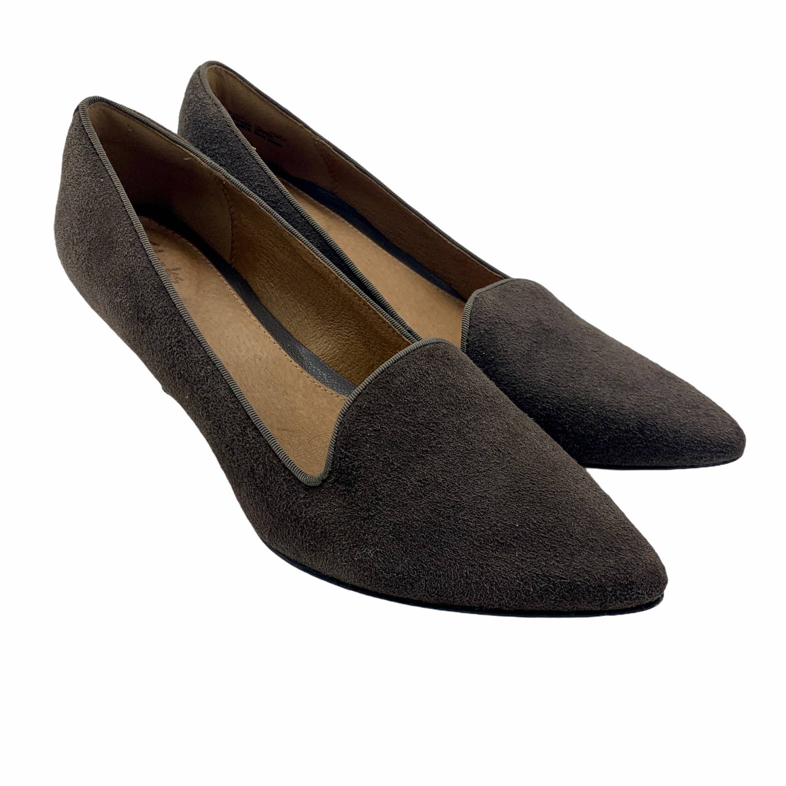 Clarks Suede Leather Kitten Heel Size 7M