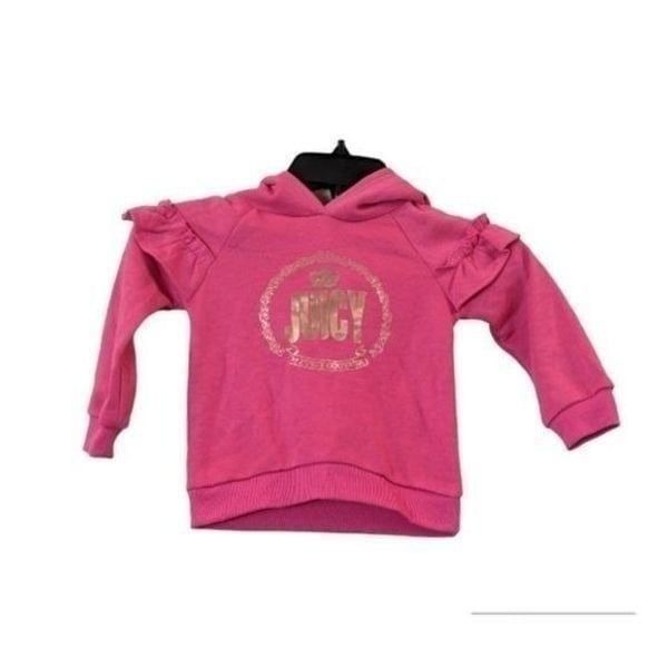 Juicy By Juicy Couture Girls Size 2T Pink Assorted Long Sleeve Pullover Hoodie