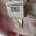 NWT VS PINK Polo Long Sleeve Shirt Size Small Pink/Black Striped Colorblock