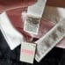 NWT VS PINK Polo Long Sleeve Shirt Size Small Pink/Black Striped Colorblock