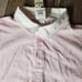 NWT VS PINK Polo Long Sleeve Shirt Size Small Pink/Black Striped Colorblock