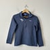 PATAGONIA Womens Better Sweater 1/4-Zip Pullover in Navy Company Logo