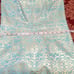 NWOT Laundry Jewel Neckline Gold Foil/ Green Dress