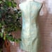 NWOT Laundry Jewel Neckline Gold Foil/ Green Dress