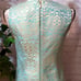 NWOT Laundry Jewel Neckline Gold Foil/ Green Dress
