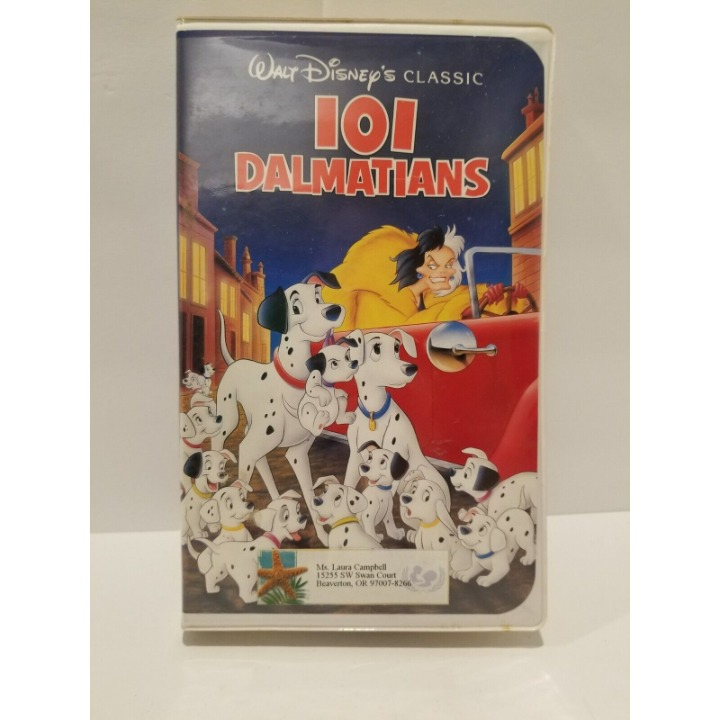 101 Dalmatians (VHS 1263) | Walt Disney Classic | Black Diamond Edition Rare