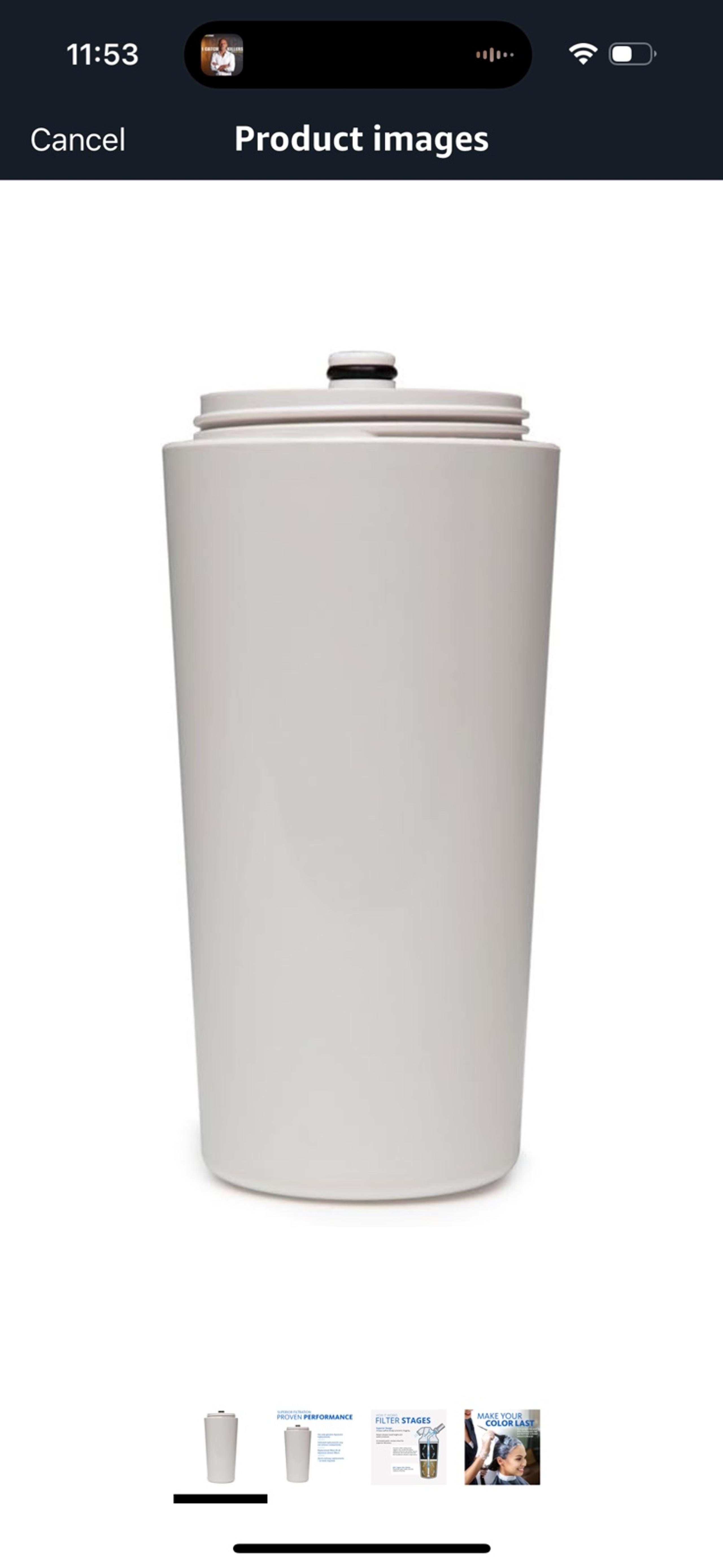 Aquasana Shower Water Filter System Replacement Cartridge- AQ-4125
