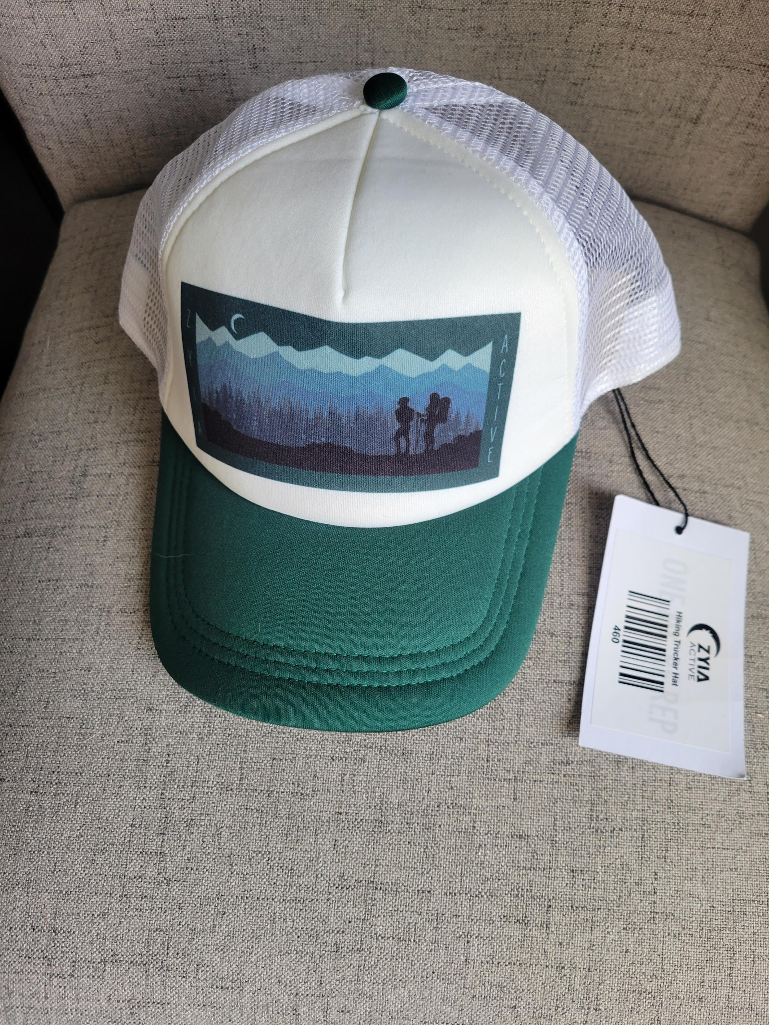 Zyia hiking trucker hat nwt one size womans adjustable