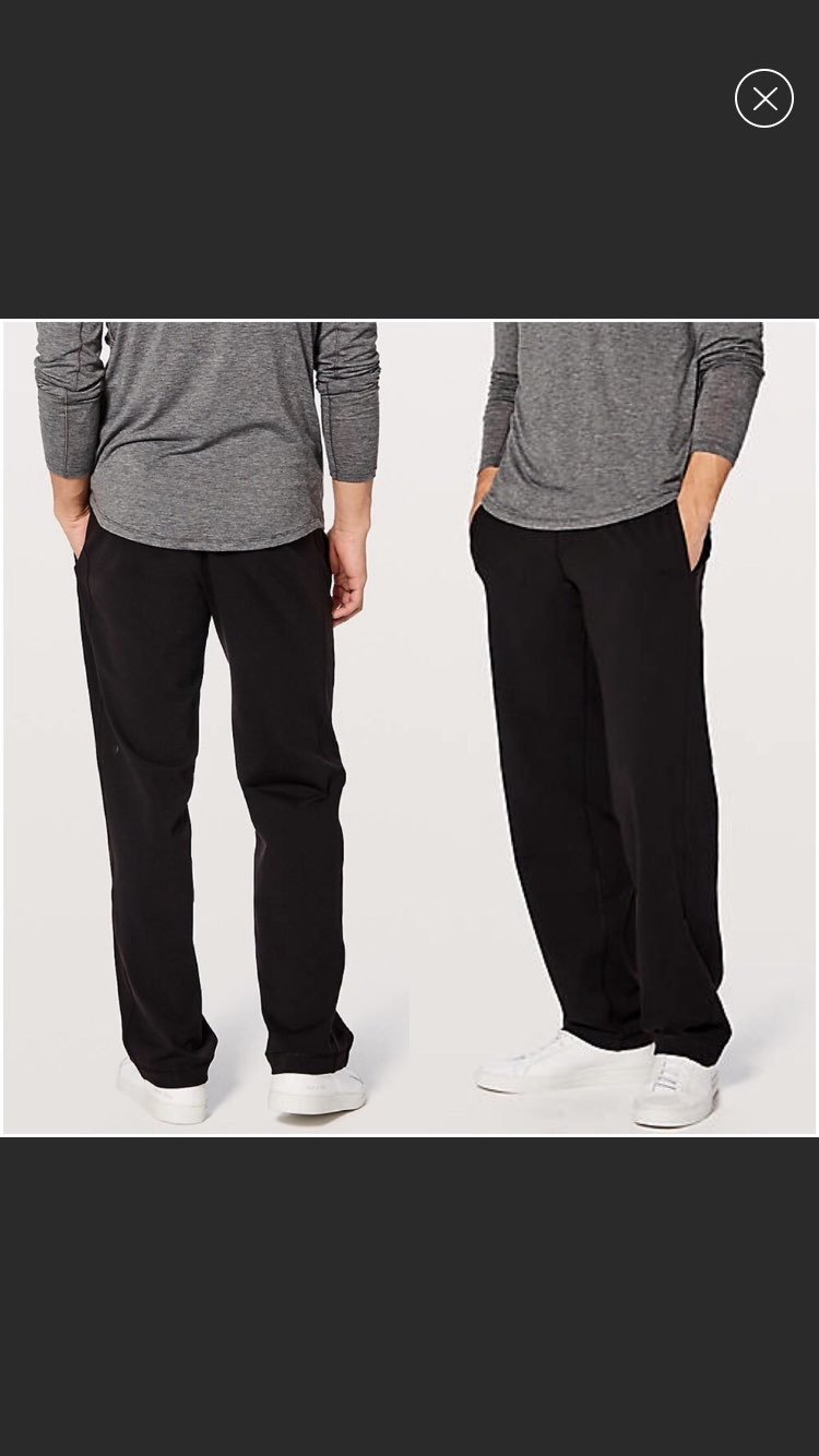 Lululemon Pant Sz Xl/33 In Black