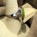 BARSE Green Turquoise Sterling Silver Statement Ring Sz 9.5 - 9.75