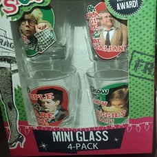 A Christmas story shot glass set
