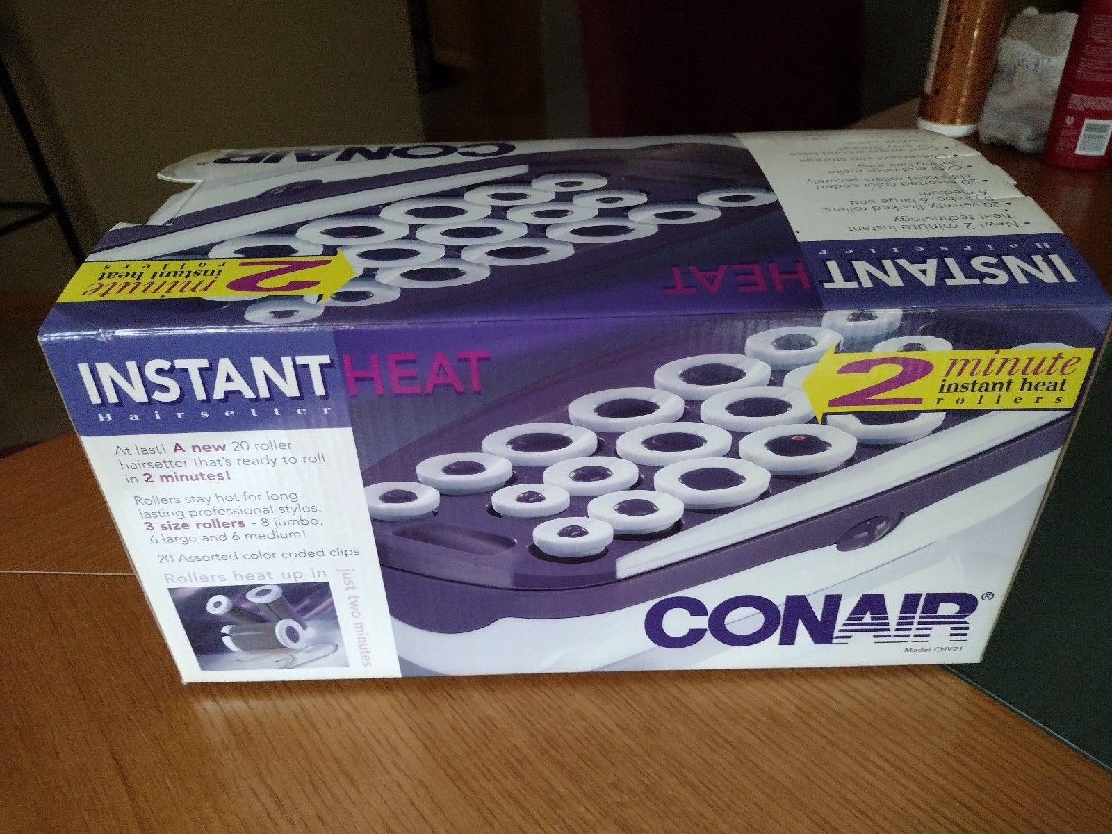 Conair Instant Heat Hairsetter (20) Rollers / New not used. Model# CHV21