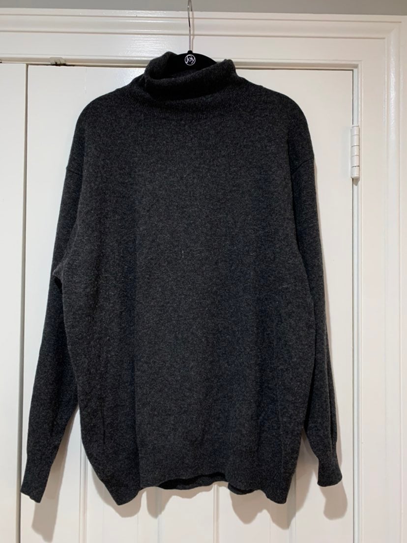 vintage wool turtle neck sweater