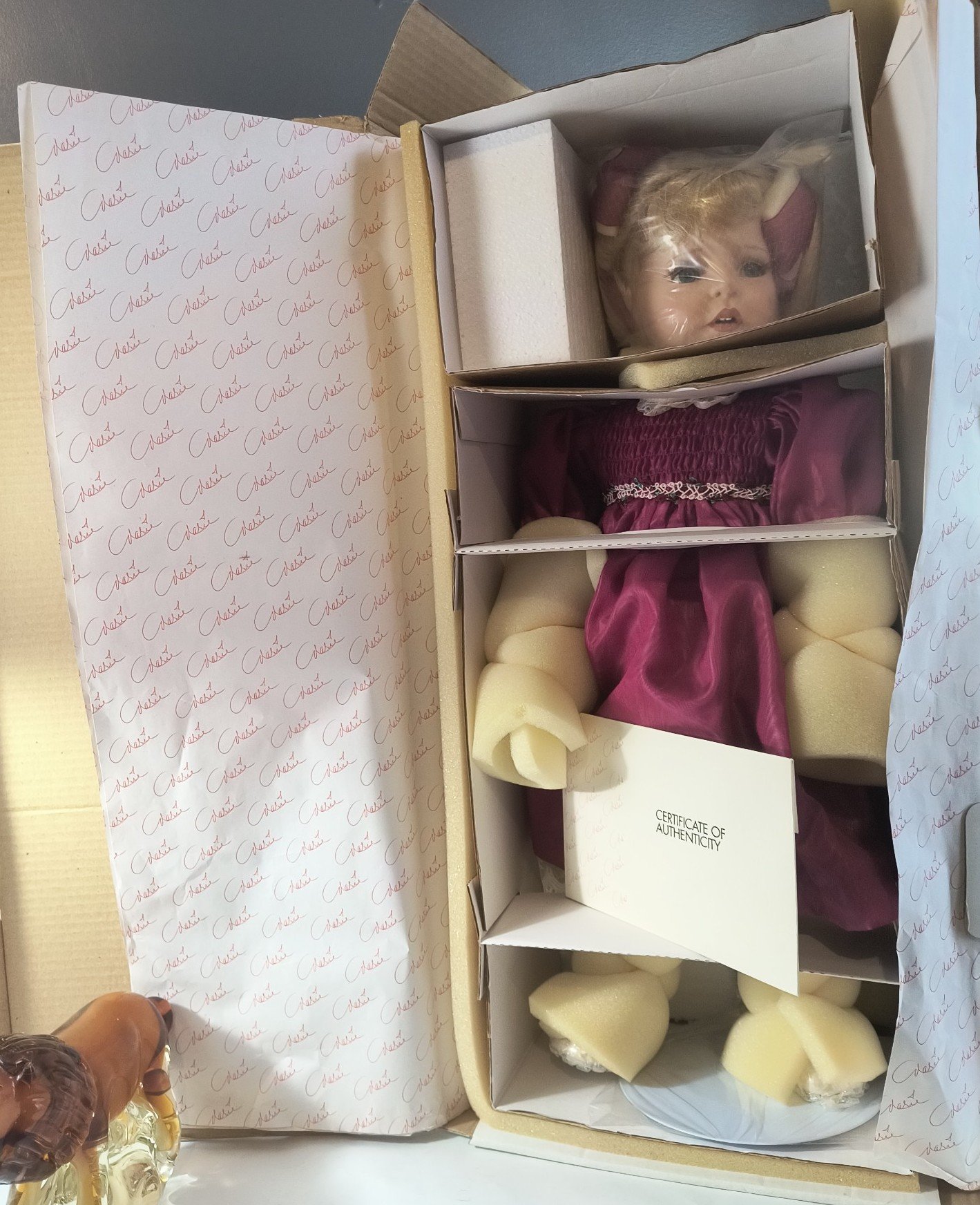 HELENA PORCELAIN DOLL BY MARIE OSMOND AND CHRISTOPHER RADKO.
