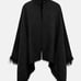 Zara ZW collection wrinkled effect sequins cape