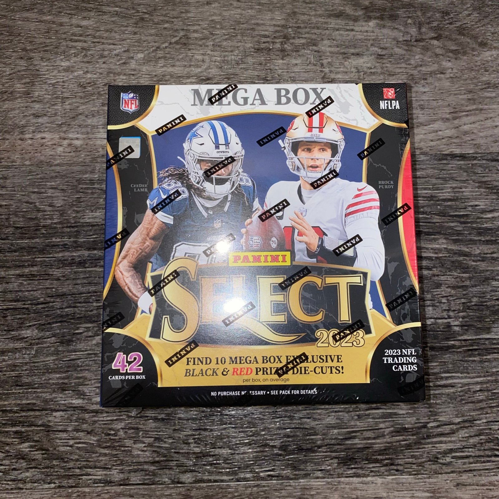 2023 NFL Panini Select Football Mega Box - Red/Black Prizm Die-cuts