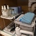 2 Sets of 2-Tier Multi-Purpose Bathroom Under Sink Organizers and Storage