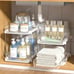 2 Sets of 2-Tier Multi-Purpose Bathroom Under Sink Organizers and Storage