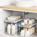 2 Sets of 2-Tier Multi-Purpose Bathroom Under Sink Organizers and Storage