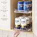 2 Sets of 2-Tier Multi-Purpose Bathroom Under Sink Organizers and Storage
