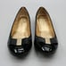 Kate Spade Ladies 8.5 Black Patent Leather Bow Ballet Flats Loafers Shoes Brazil