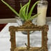 Antique Brass Picture Frame NO GLASS Side by Side Photos