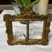 Antique Brass Picture Frame NO GLASS Side by Side Photos