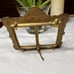 Antique Brass Picture Frame NO GLASS Side by Side Photos