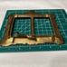 Antique Brass Picture Frame NO GLASS Side by Side Photos
