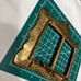 Antique Brass Picture Frame NO GLASS Side by Side Photos