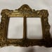 Antique Brass Picture Frame NO GLASS Side by Side Photos