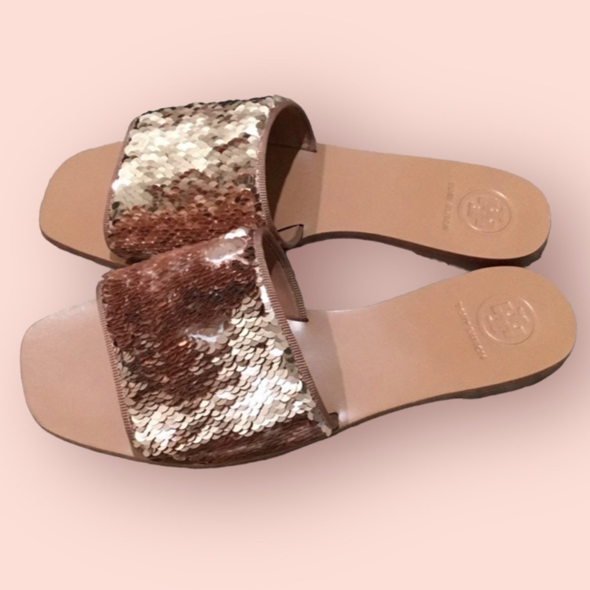 Tory Burch Carter Reversible Sequin Slid