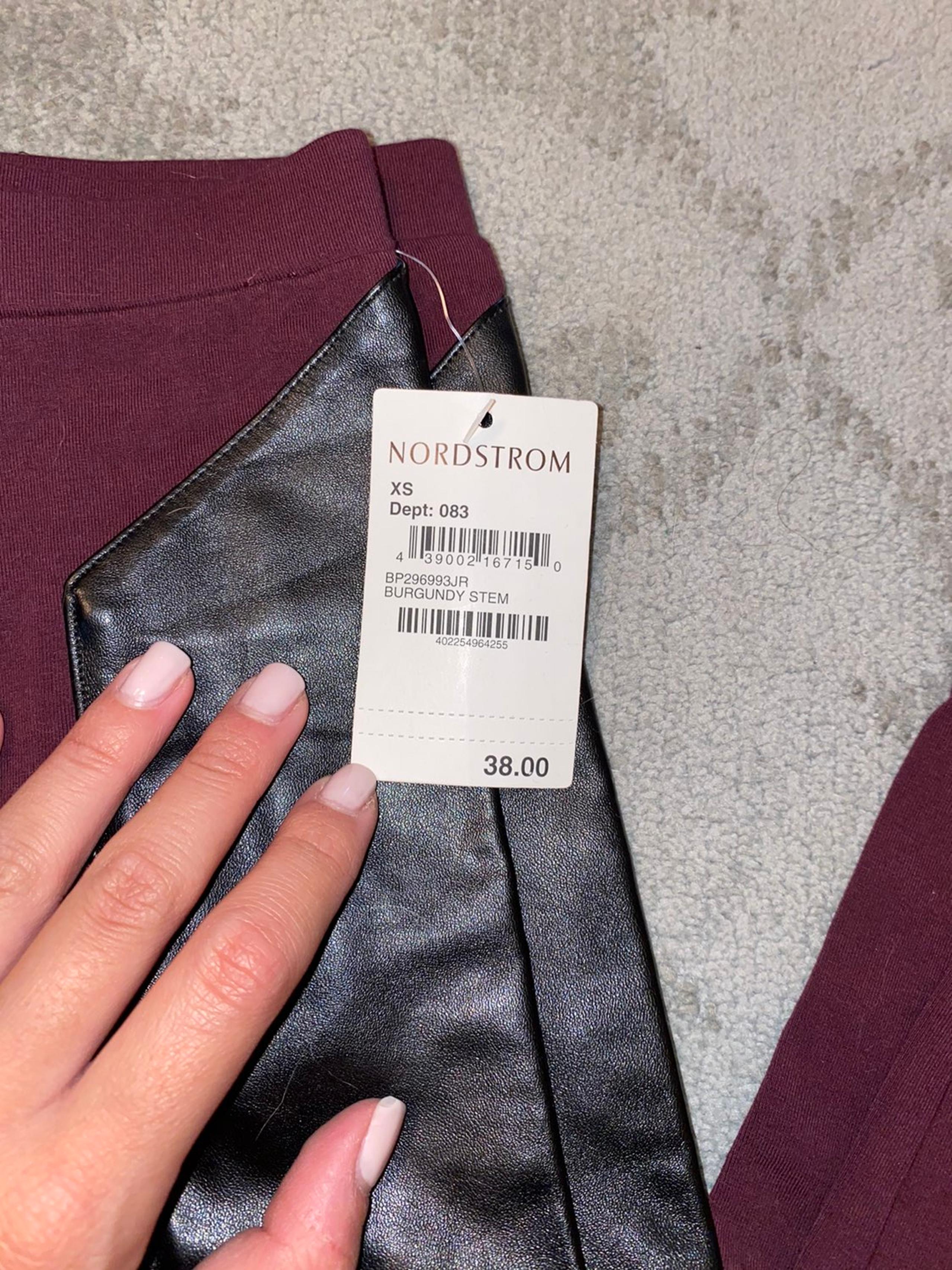 maroon leggings