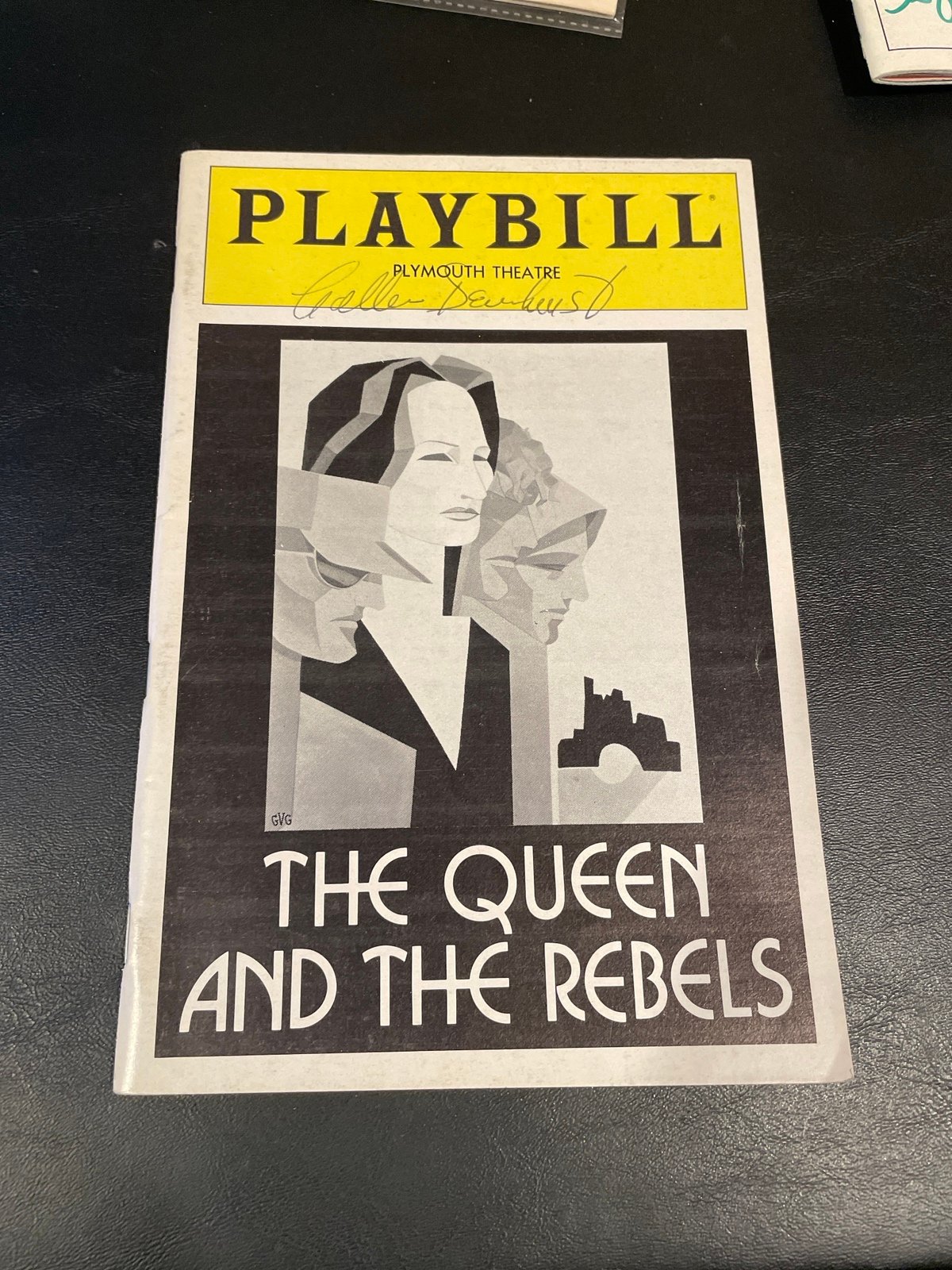 Signed Playbill The queen and the rebels