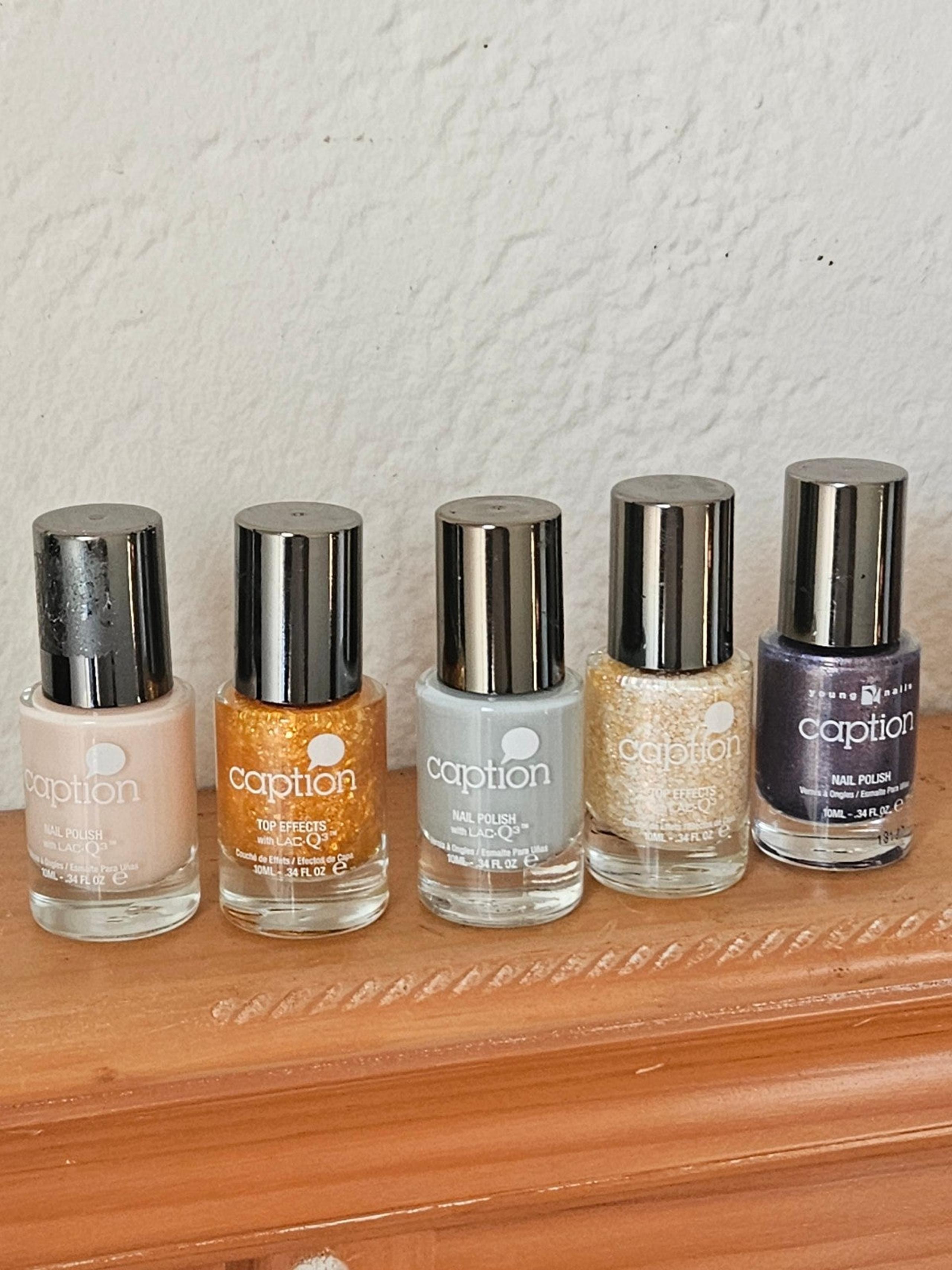 Young Nails CAPTION (5 PACK BUNDLE) Nail Polish with LAC-Q3