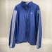 Vintage Y2K Adidas Track Jacket Large Navy Striped Windbreaker Climaproof Mens