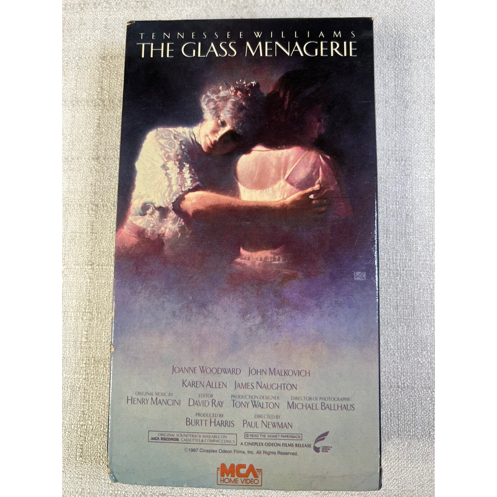 The Glass Menagerie Betamax NOT VHS MCA Home Video 1987 RARE