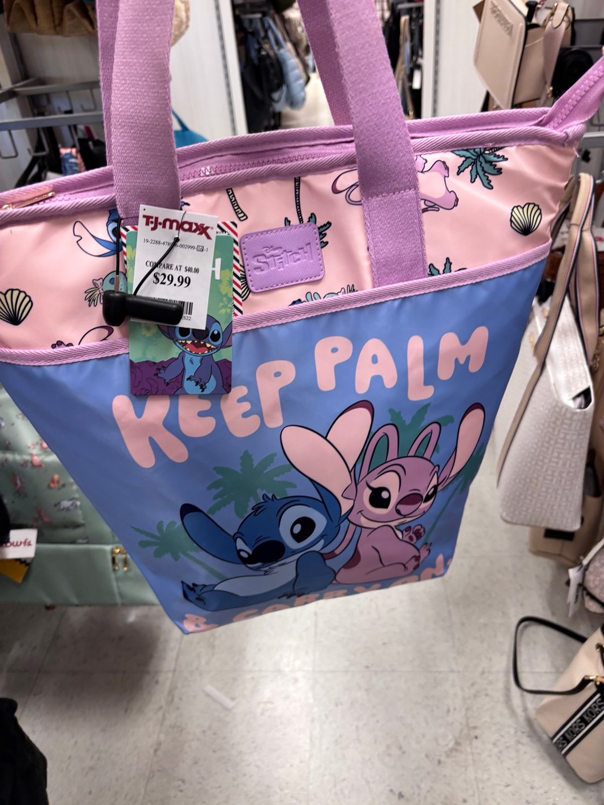 disney stitch tote bag