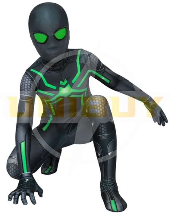 Spider-Man PS4 Costume Cosplay Stealth Big Time Suit Kids Peter Parker