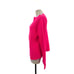 Generation Love Sadie Cashmere & Wool Asymmetric Sweater Hot Pink Medium
