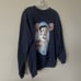 Vintage 90’s Betty Boop Cheerleader Blue Raglan Sweatshirt Women’s XL Hanes