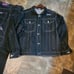 VINTAGE PHAT FARM 2 PIECE DENIM SET LOOSE BAGGY FIT JACKET &PANTS