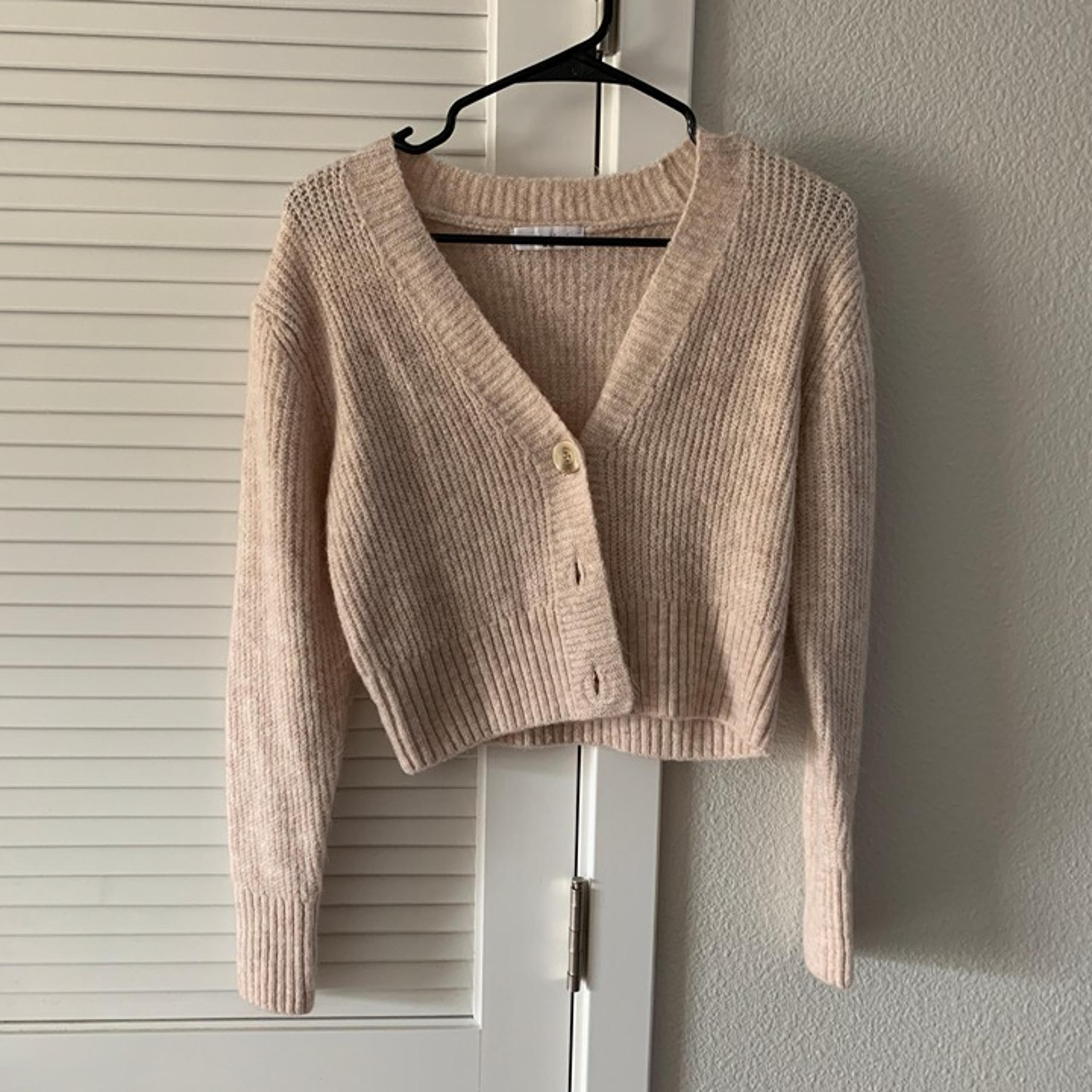 NEW Elodie Women Soft Sweater Cardigan, Pink, Size XS