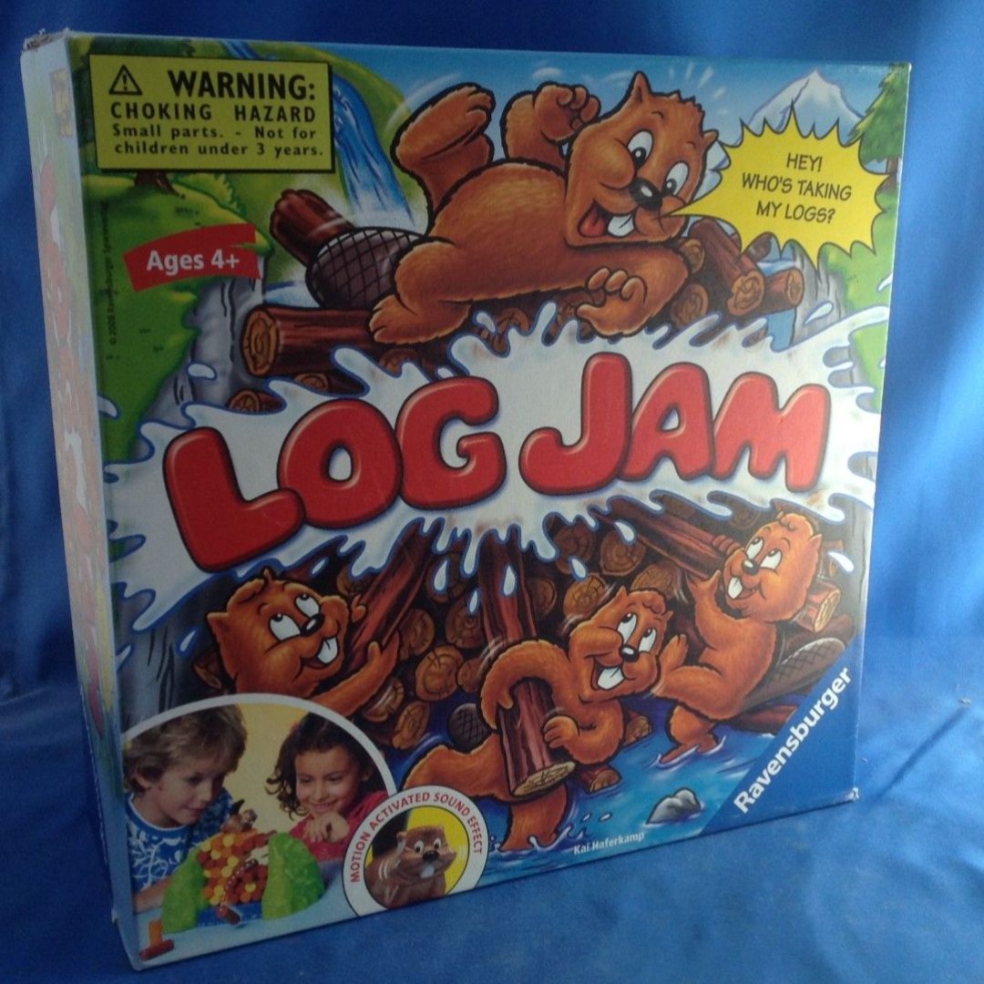 Log Jam Game 2008 Ravensburger - Complete and Working