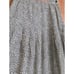 Baronesca skirt animal print pleated black and white