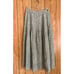 Baronesca skirt animal print pleated black and white