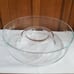 Princess House Heritage Crystal Chip & Dip Serving Bowl shrimp cocktail 11.5