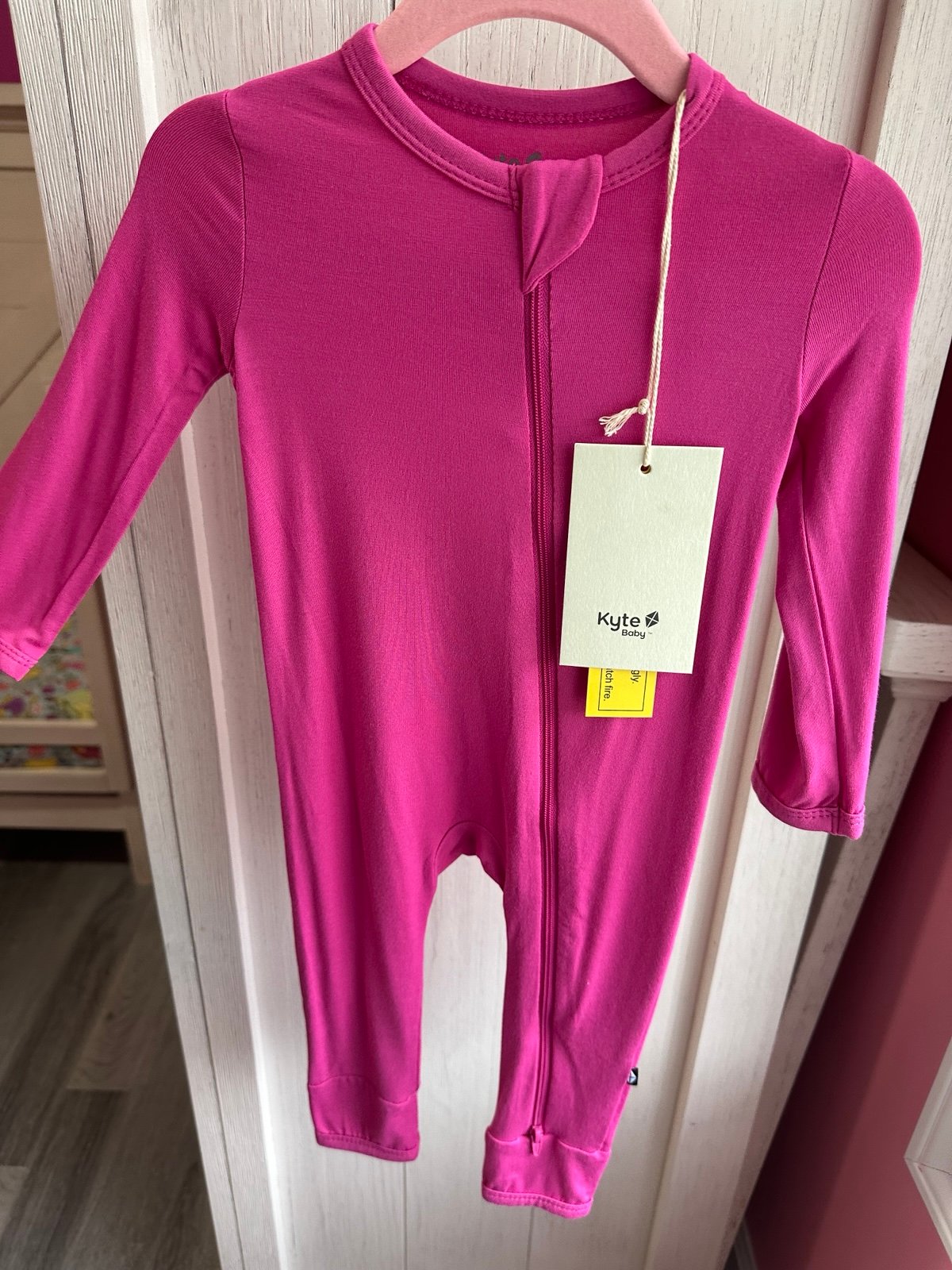 Kyte Baby Zippered Romper Pink (Raspberry)